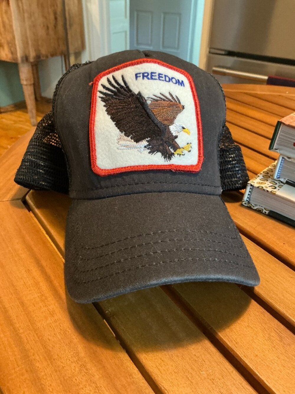 Goorin Bros. Freedom Eagle Black Mesh Trucker Hat